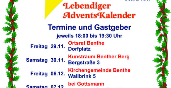 Lebendiger Adventskalender 2024